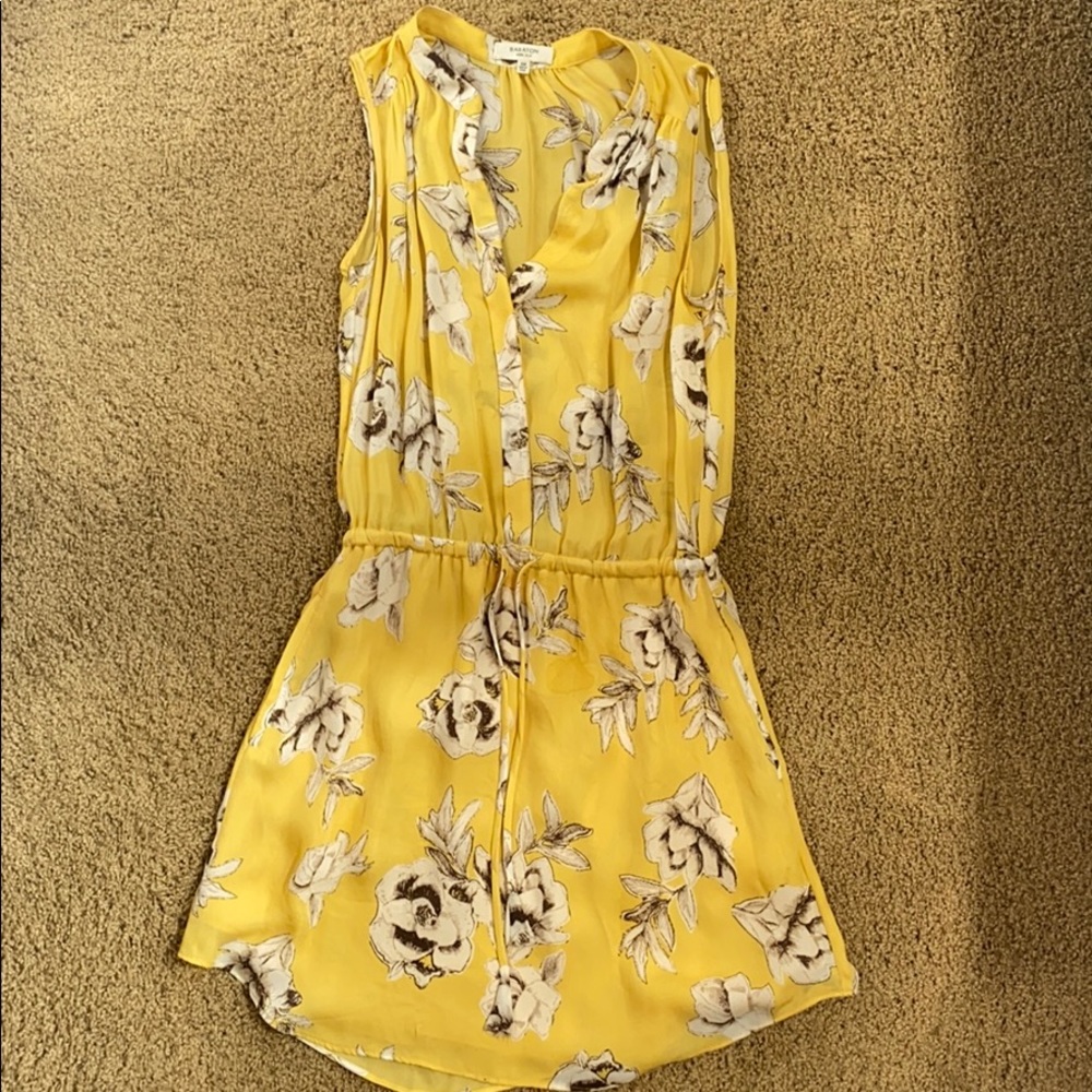 Ariztia floral yellow dress